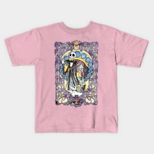 Jack and Sally, King and Queen, Nightmare before Christmas Kids T-Shirt